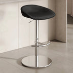 Tabourets de bar en cuir sur pied, style industriel moderne