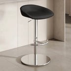 Tabourets de bar en cuir sur pied, style industriel moderne
