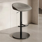 Tabourets de bar en cuir sur pied, style industriel moderne