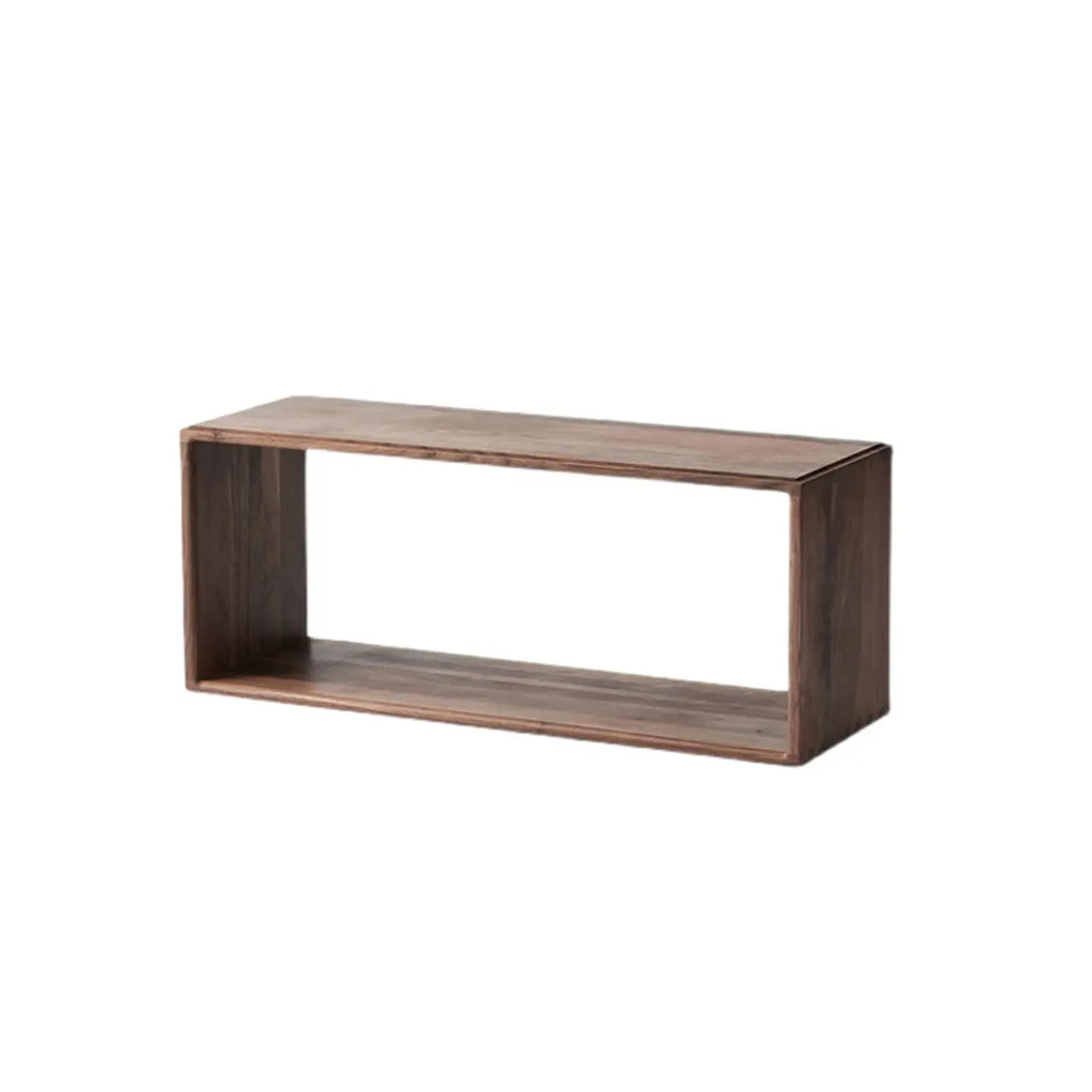 Étagère de rangement cubique ouverte en bois marron