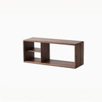 Étagère de rangement cubique ouverte en bois marron