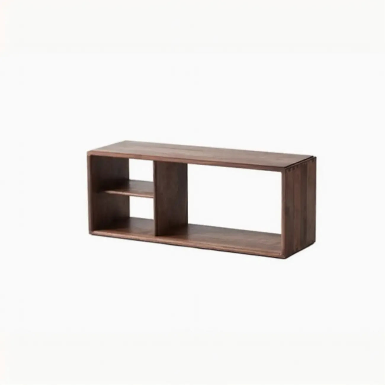 Étagère de rangement cubique ouverte en bois marron