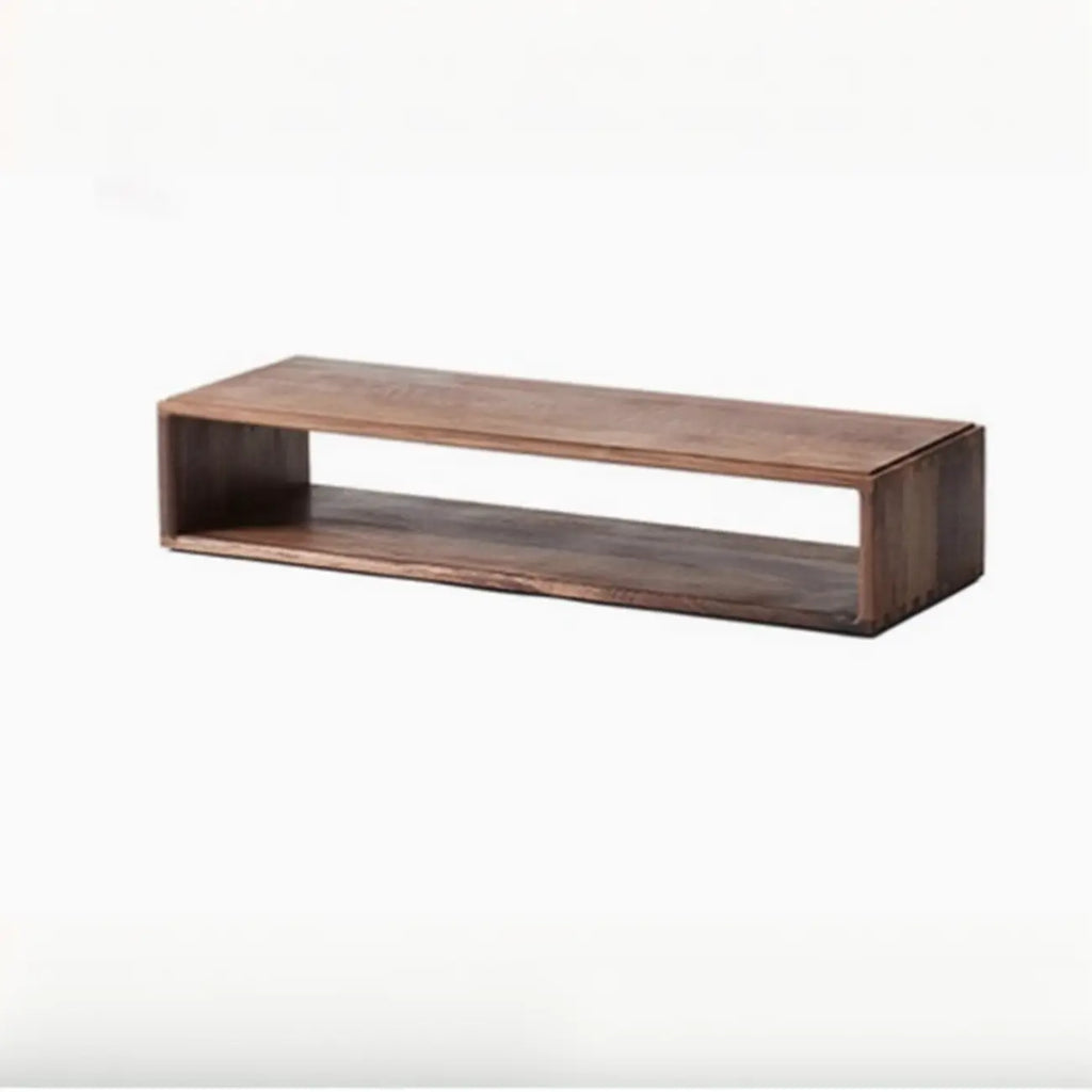 Étagère de rangement cubique ouverte en bois marron
