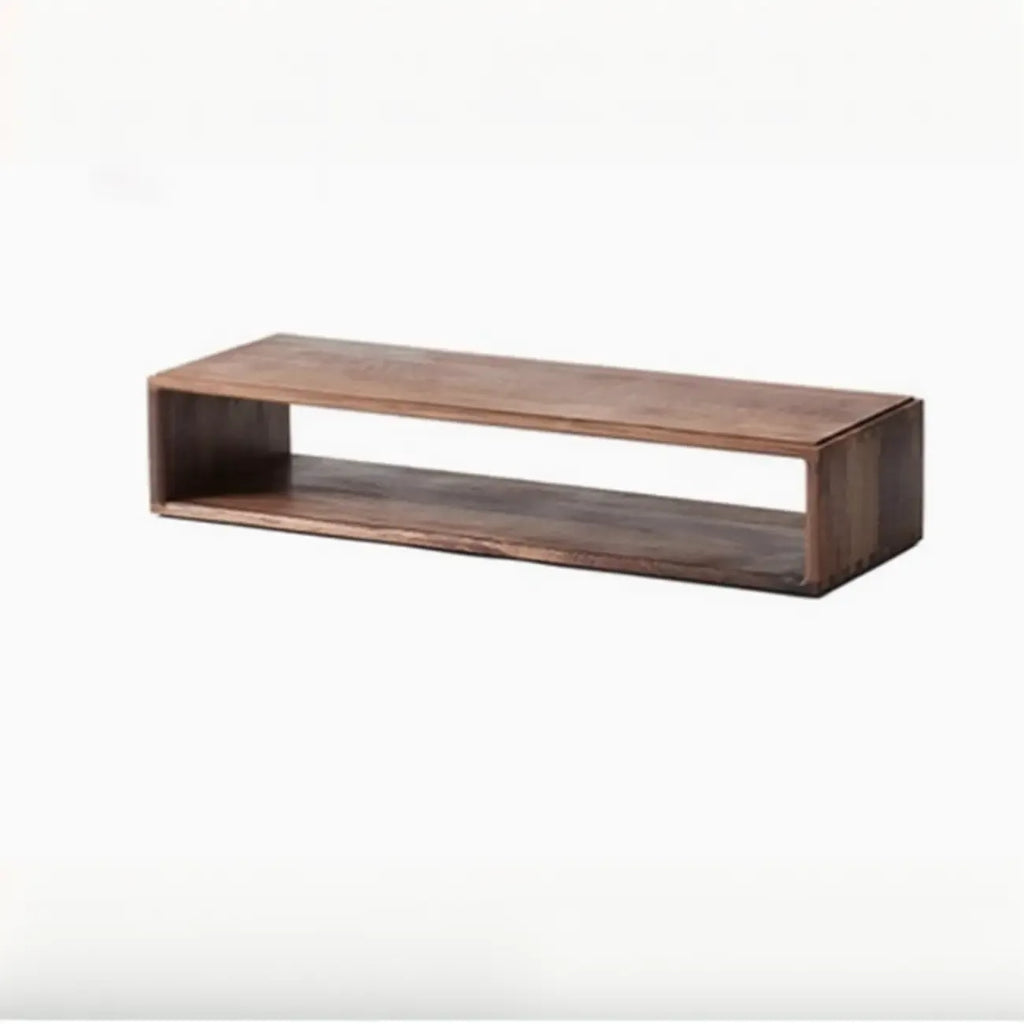 Étagère de rangement cubique ouverte en bois marron