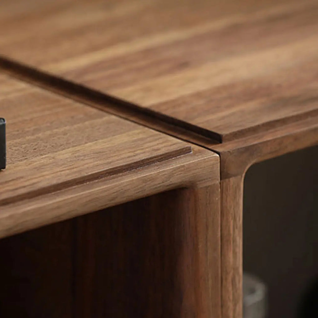 Étagère de rangement cubique ouverte en bois marron