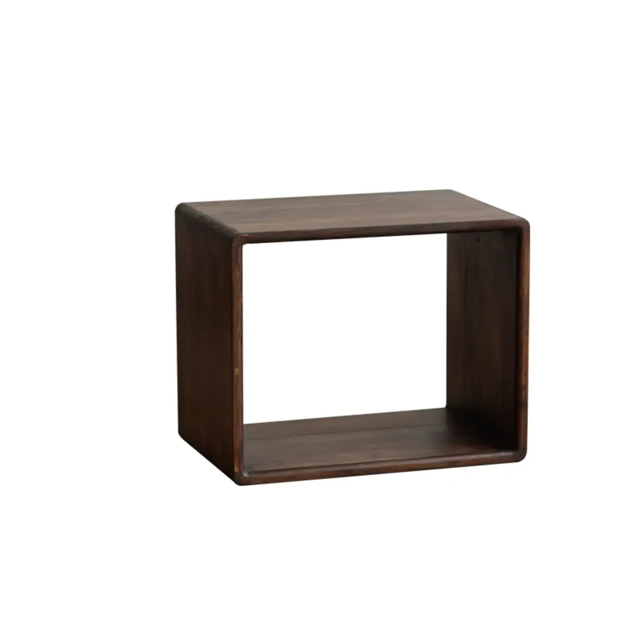 Étagère de rangement cubique ouverte en bois marron