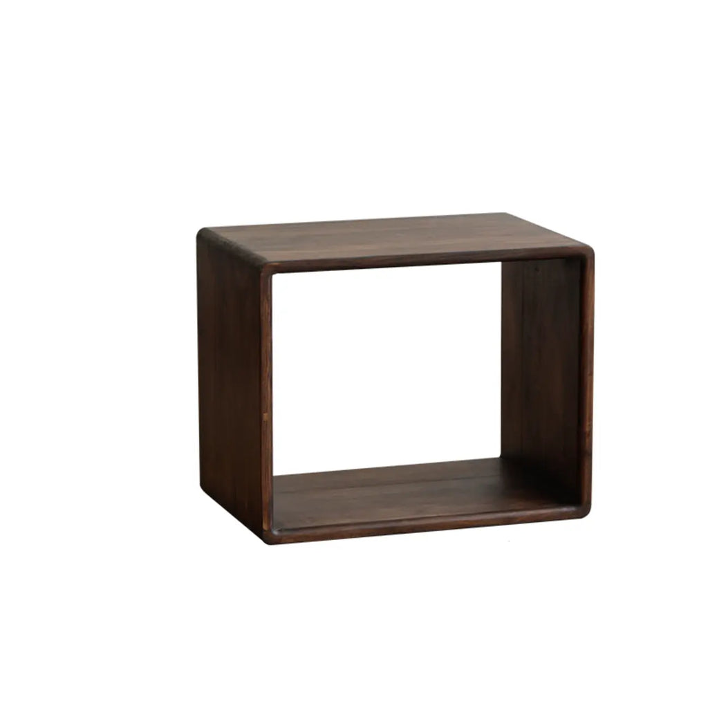 Étagère de rangement cubique ouverte en bois marron
