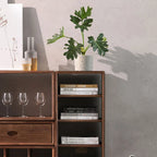 Étagère de rangement cubique ouverte en bois marron