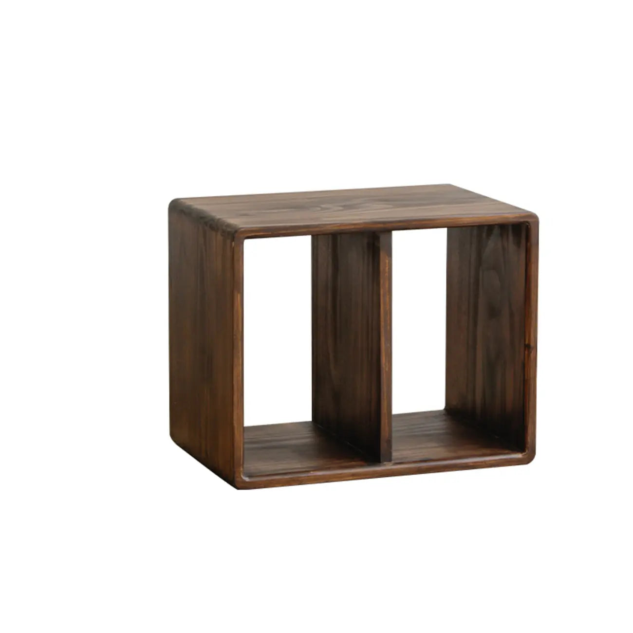 Étagère de rangement cubique ouverte en bois marron