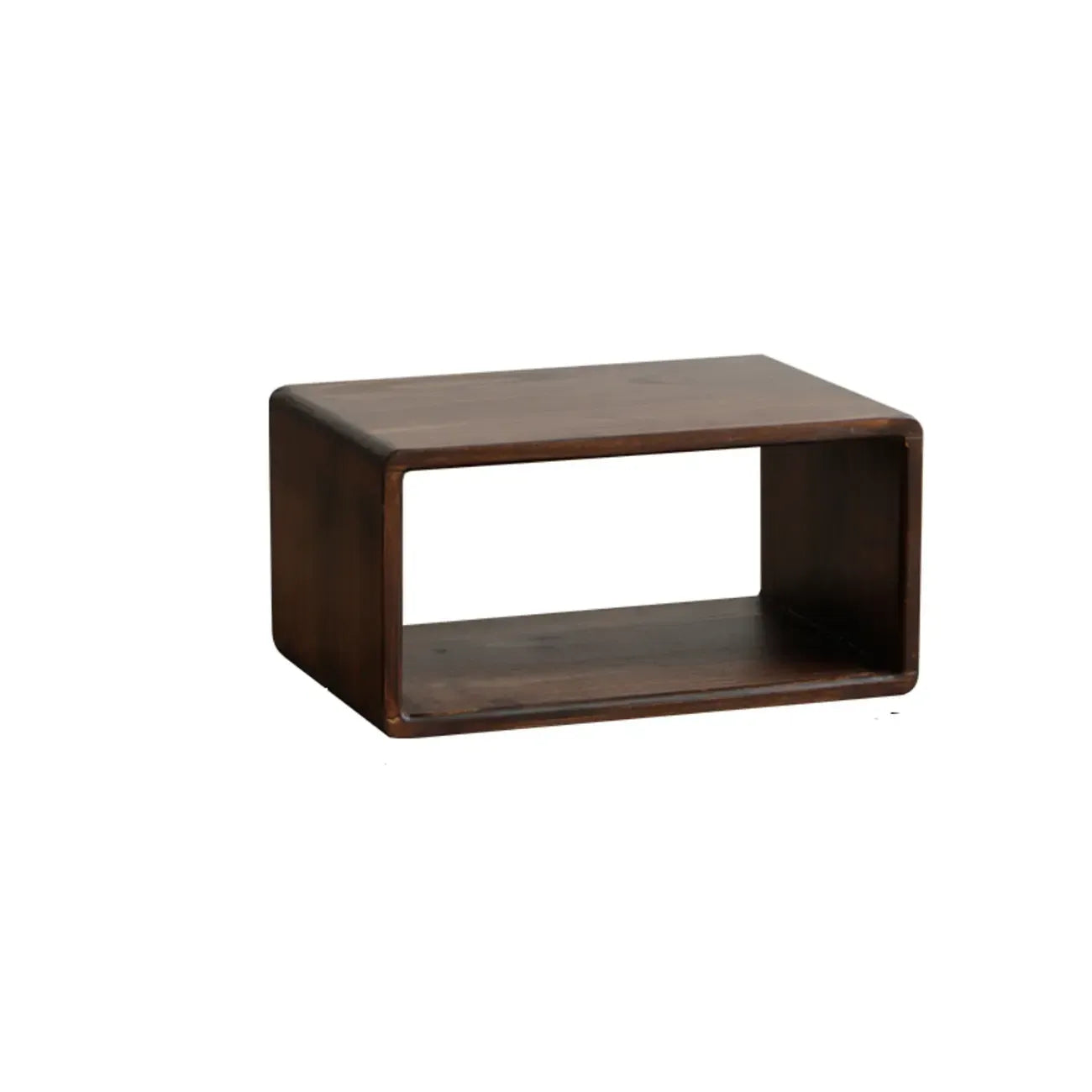 Étagère de rangement cubique ouverte en bois marron