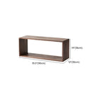 Étagère de rangement cubique ouverte en bois marron