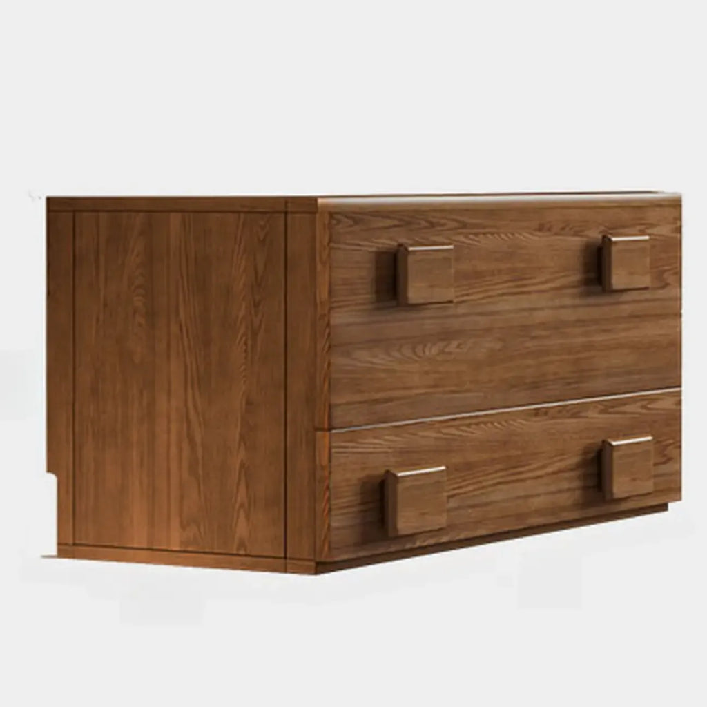 Commode en bois à tiroirs rabattables