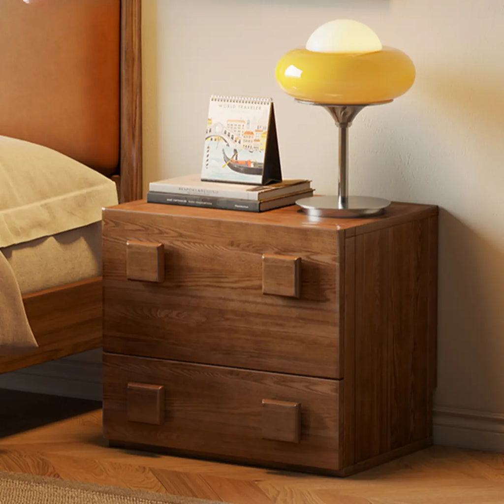Commode en bois à tiroirs rabattables
