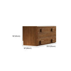 Commode en bois à tiroirs rabattables
