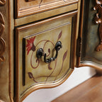 Console de rangement en bois de style français avec tiroirs