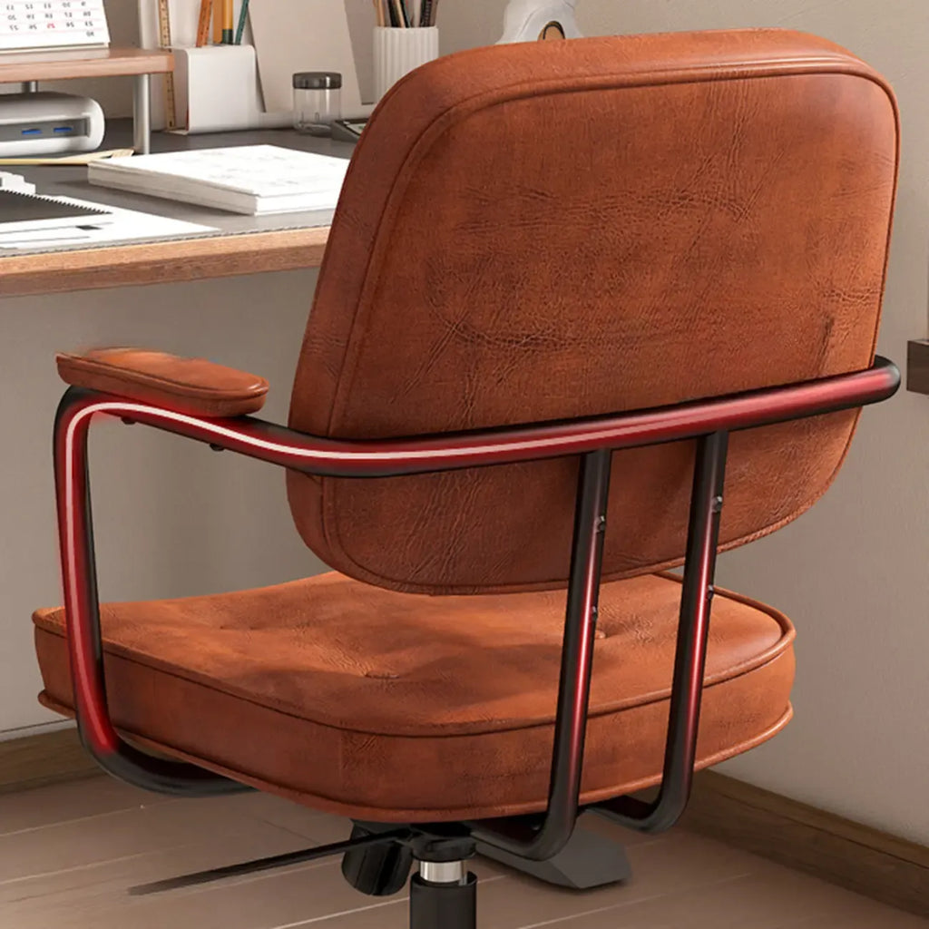 Sedia da Ufficio Ergonomica Imbottita con Bottoni e Altezza Regolabile