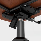 Sedia da Ufficio Ergonomica Imbottita con Bottoni e Altezza Regolabile