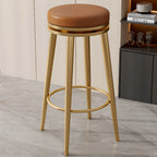 Tabourets de bar modernes en métal à hauteur de comptoir