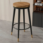 Tabourets de bar modernes en métal à hauteur de comptoir