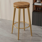 Tabourets de bar modernes en métal à hauteur de comptoir