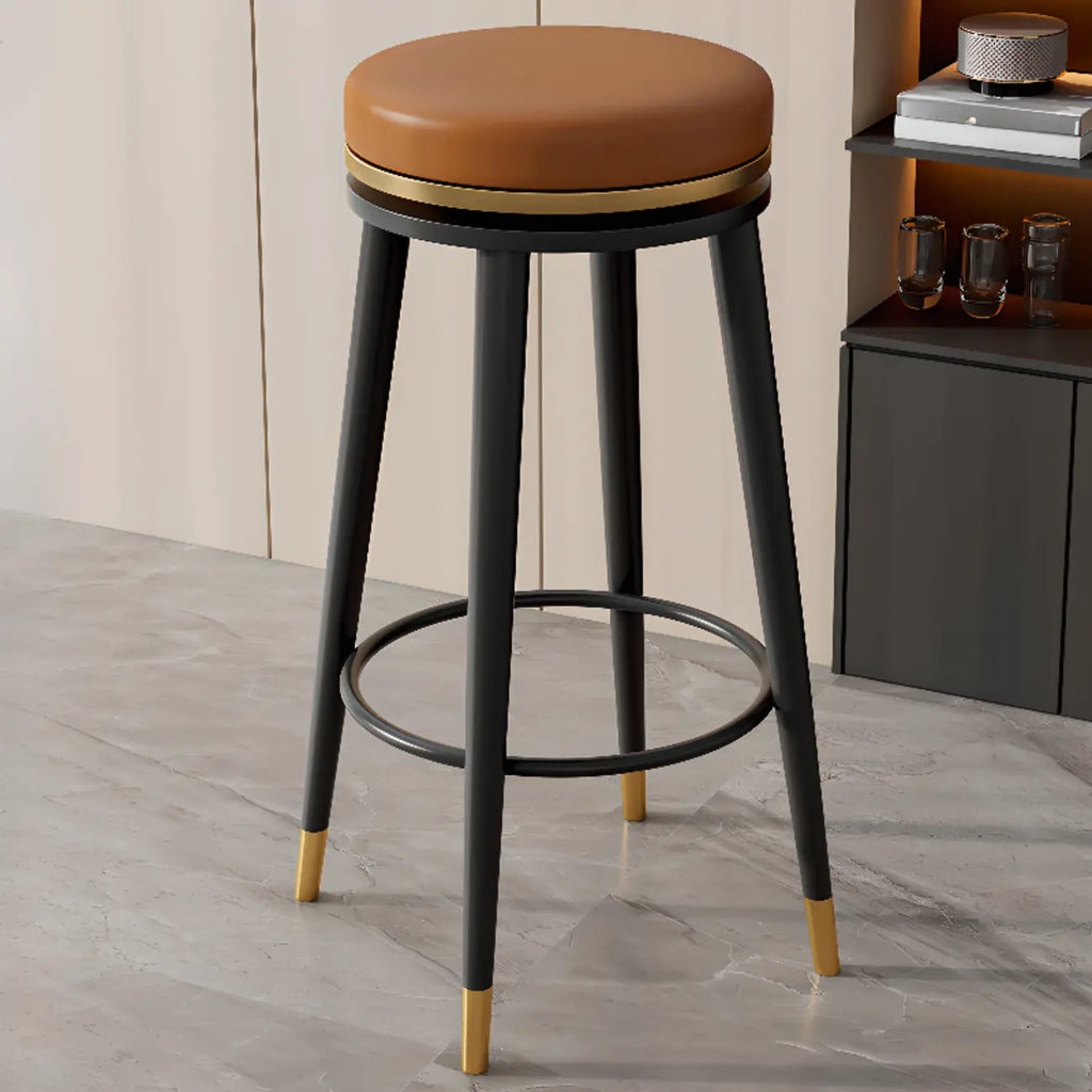 Tabourets de bar modernes en métal à hauteur de comptoir