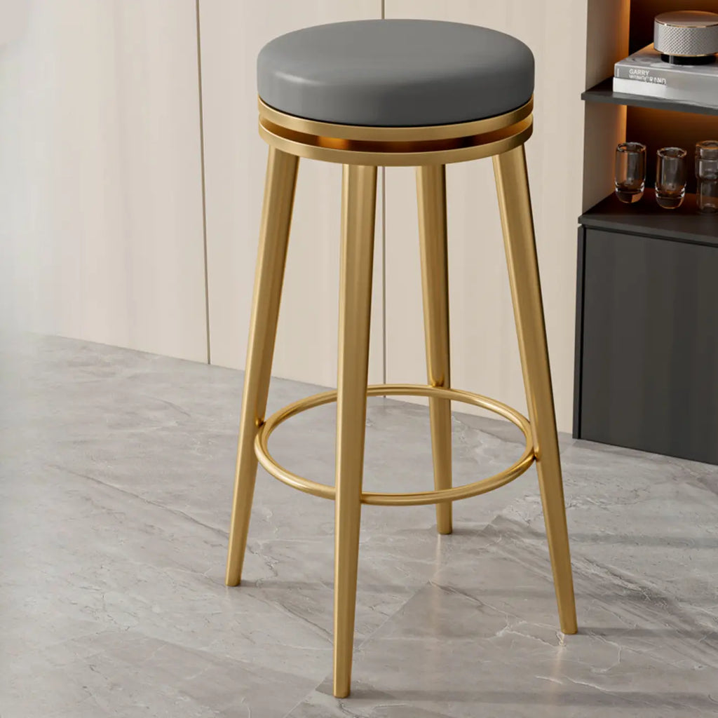 Tabourets de bar modernes en métal à hauteur de comptoir