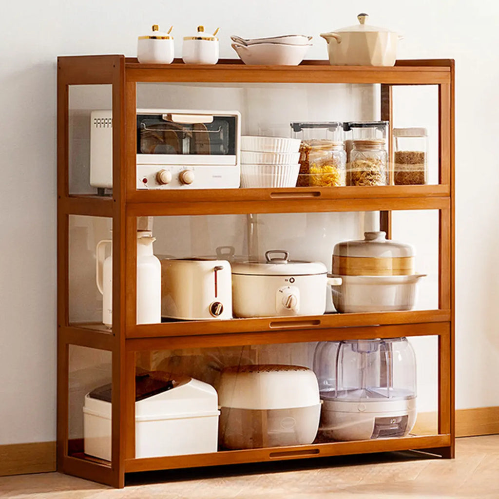 Buffet de rangement multifonctionnel moderne et détachable Bambusa