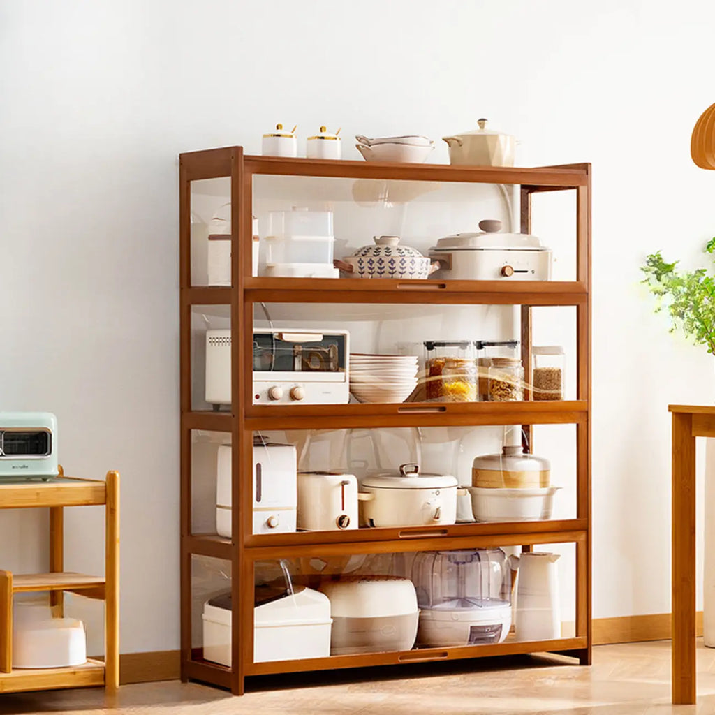 Buffet de rangement multifonctionnel moderne et détachable Bambusa