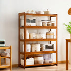 Buffet de rangement multifonctionnel moderne et détachable Bambusa