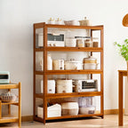 Buffet de rangement multifonctionnel moderne et détachable Bambusa