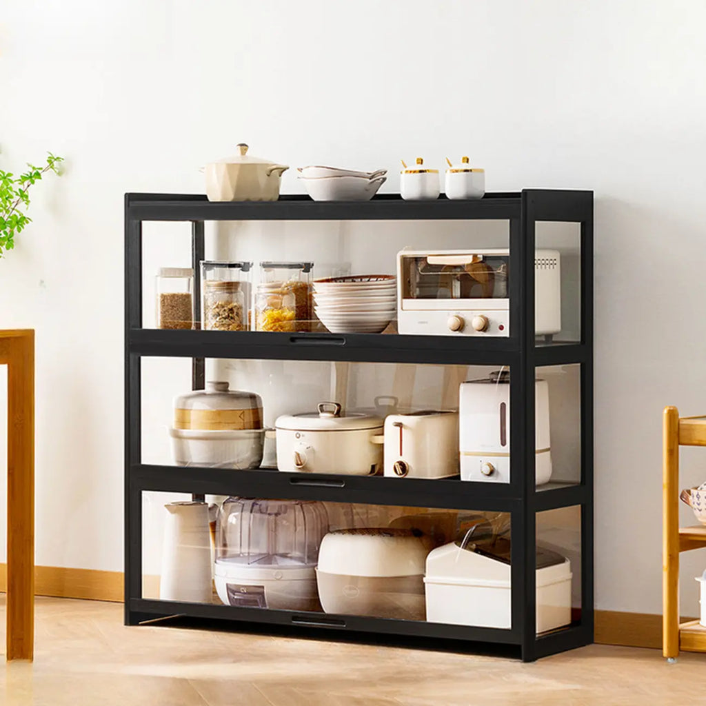 Buffet de rangement multifonctionnel moderne et détachable Bambusa