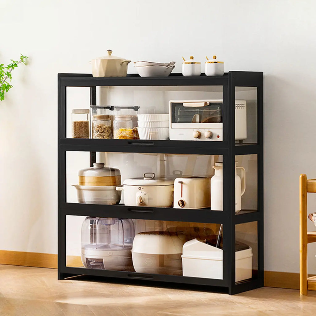 Buffet de rangement multifonctionnel moderne et détachable Bambusa