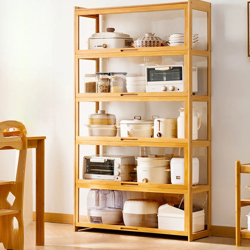 Buffet de rangement multifonctionnel moderne et détachable Bambusa