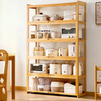 Buffet de rangement multifonctionnel moderne et détachable Bambusa