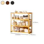 Buffet de rangement multifonctionnel moderne et détachable Bambusa