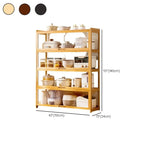 Buffet de rangement multifonctionnel moderne et détachable Bambusa