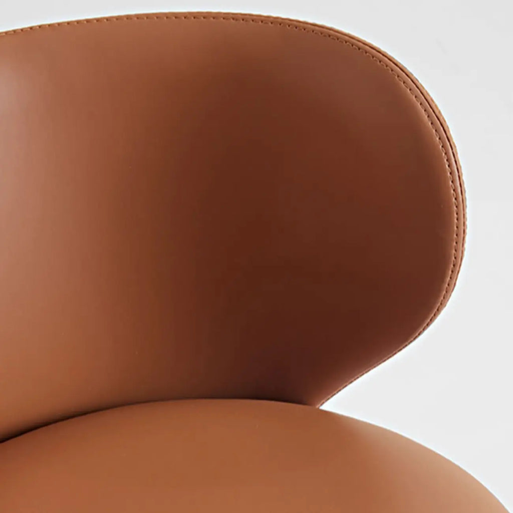 Tabourets de bar pivotants modernes en cuir, hauteur comptoir