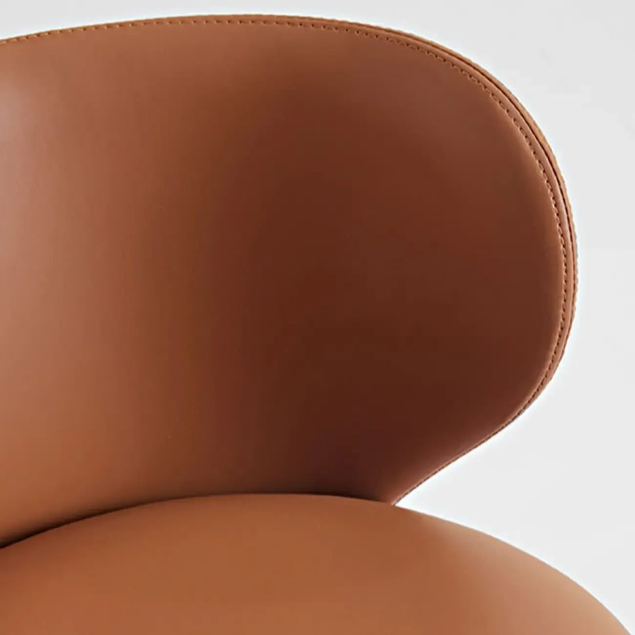 Tabourets de bar pivotants modernes en cuir, hauteur comptoir