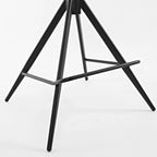 Tabourets de bar pivotants modernes en cuir, hauteur comptoir