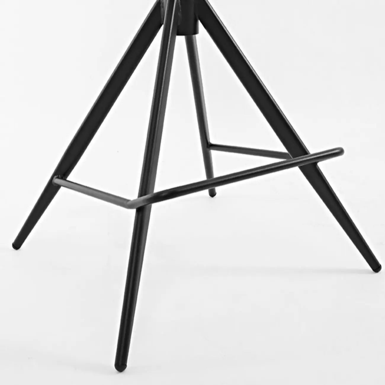 Tabourets de bar pivotants modernes en cuir, hauteur comptoir
