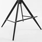Tabourets de bar pivotants modernes en cuir, hauteur comptoir