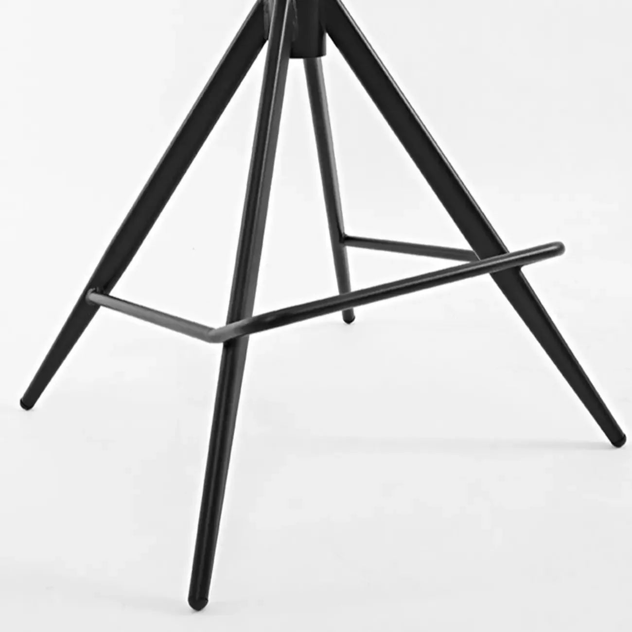 Tabourets de bar pivotants modernes en cuir, hauteur comptoir