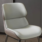 Ensemble de 2 chaises de salle à manger modernes à oreilles en similicuir