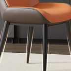 Ensemble de 2 chaises de salle à manger modernes à oreilles en similicuir