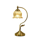 Lampe LED ambrée en forme de fleur pour chambre d'enfant
