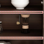 Buffet de cuisine en bois brun avec tiroir
