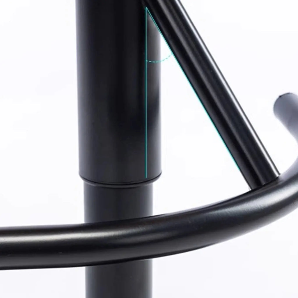 Tabourets de bar pivotants en cuir, style industriel moderne et réglable