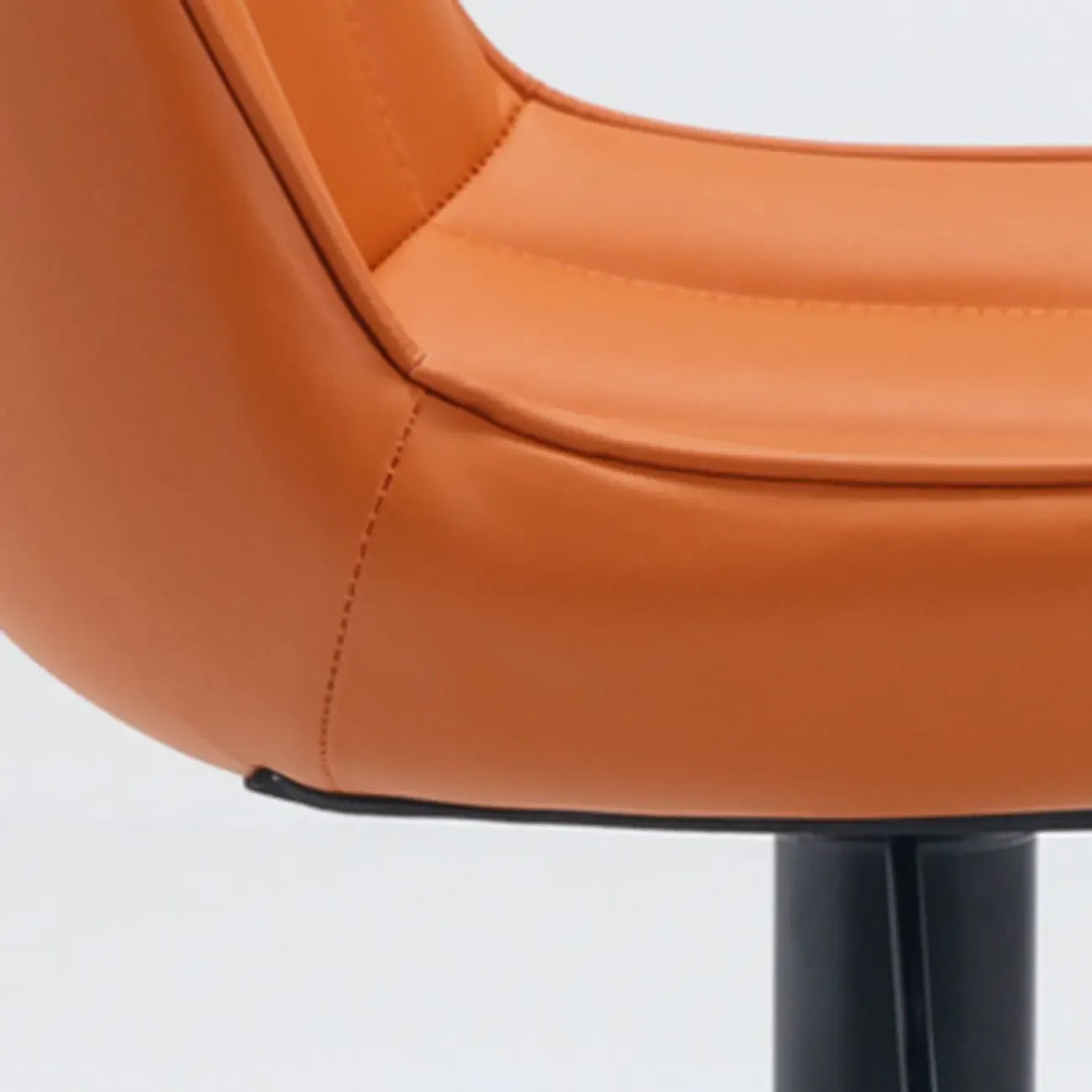 Tabourets de bar pivotants en cuir, style industriel moderne et réglable
