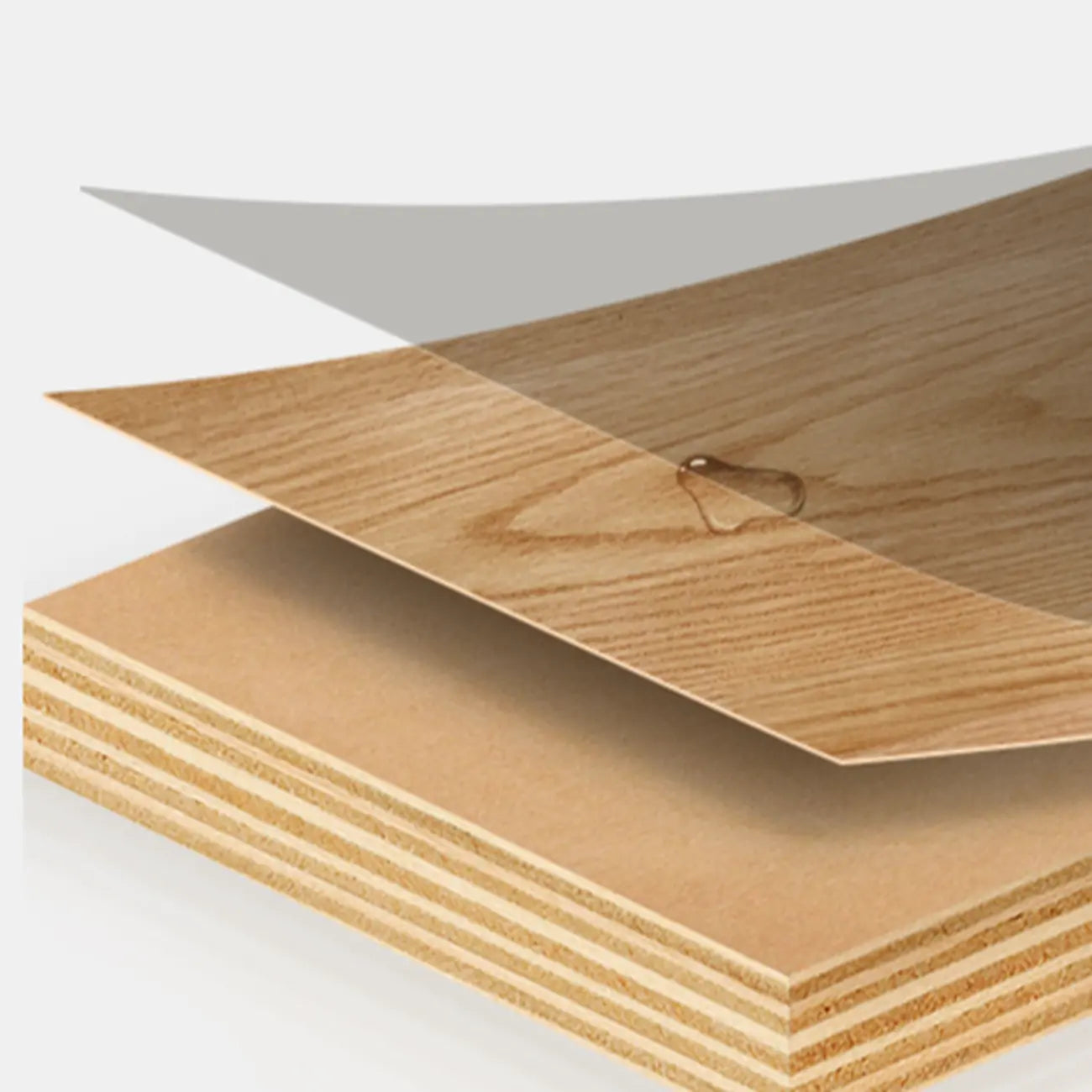 Table de chevet minimaliste en bois à 2 niveaux avec motif quadrillé pour chambre à coucher