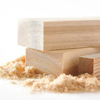 Bibliothèque en bois à six niveaux, à dos ouvert, style milieu du siècle
